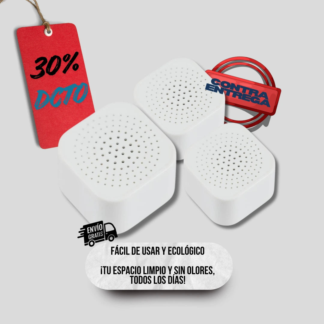 FreshBox® Desodorizador x6und - Elimina los malos olores hasta por 6 meses