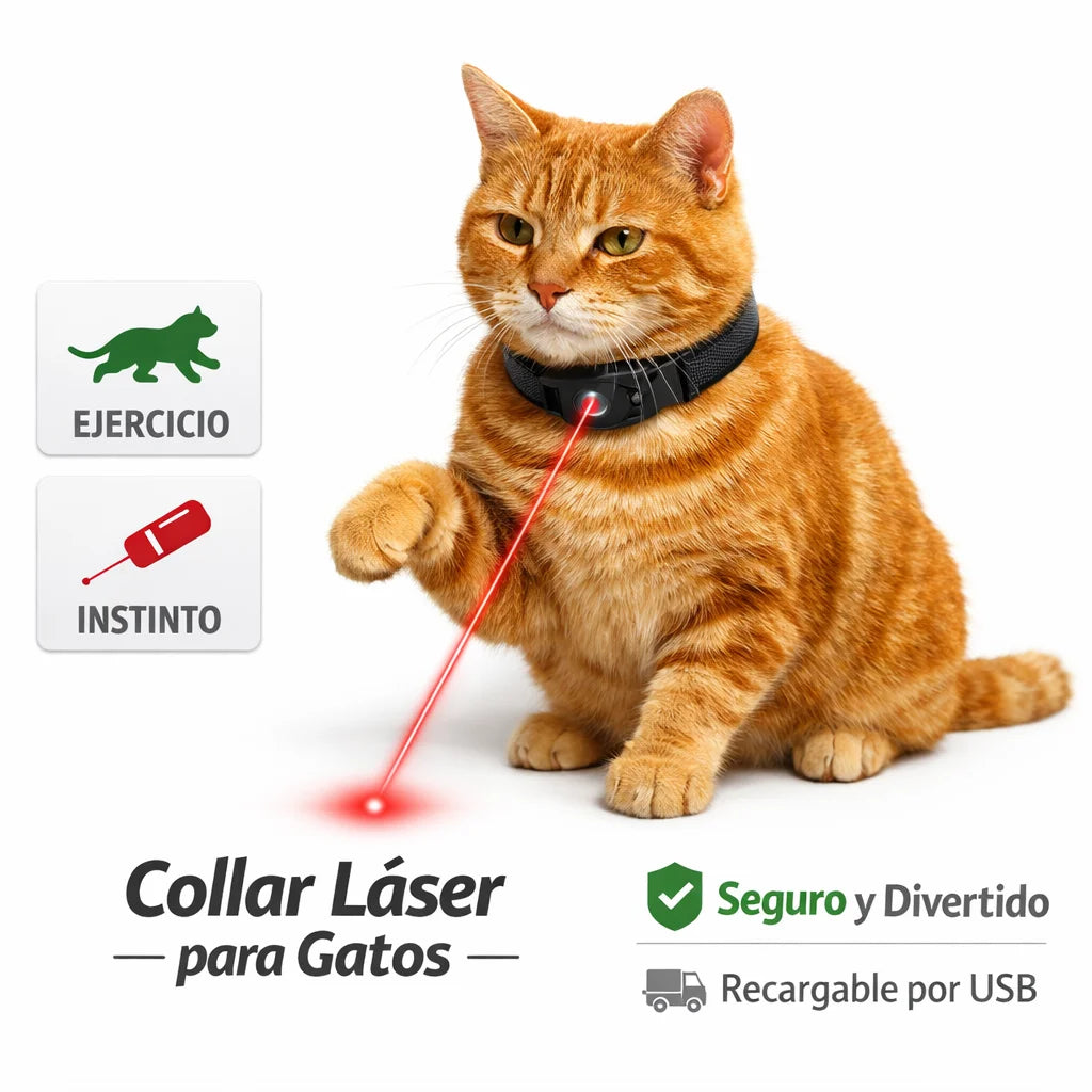 Collar Laser Para Gatos