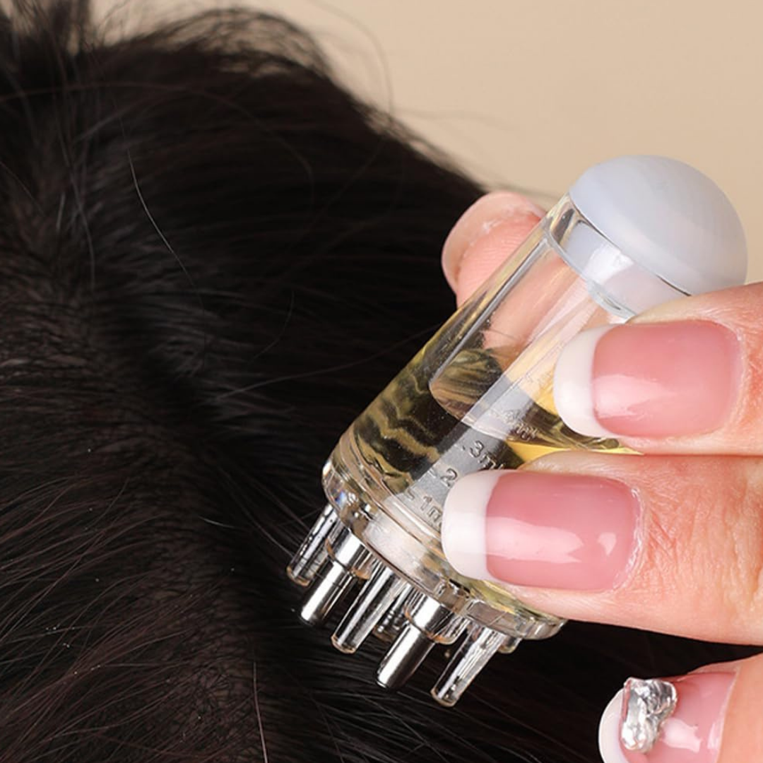 HairBloom Masajeador & Aplicador – ¡Activa la circulación y favorece el crecimiento!