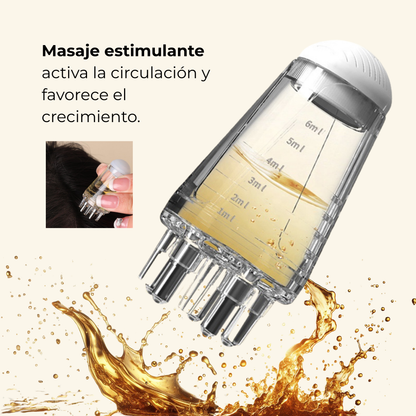 HairBloom Masajeador & Aplicador – ¡Activa la circulación y favorece el crecimiento!
