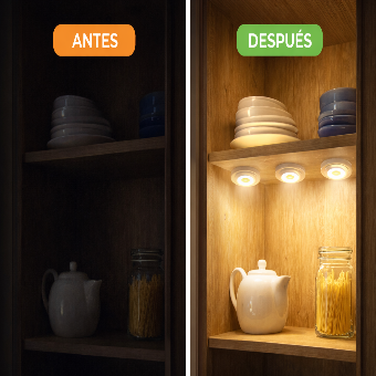 CusyLight-Sistema de Iluminación Inteligente Sin Cables (Set X3).