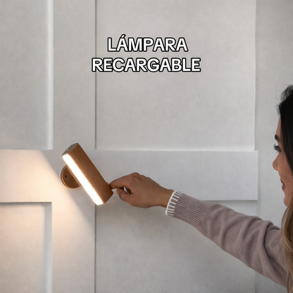 Ilumina tu hogar sin obras ni cables. (Olvida herramientas y pago de electricistas) Luz Aurora