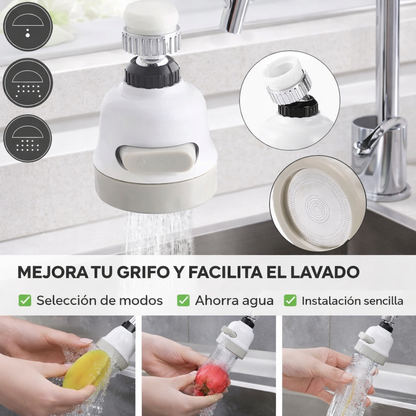 ✨ Grifo Ahorrador de Agua Giratorio 360° ✨