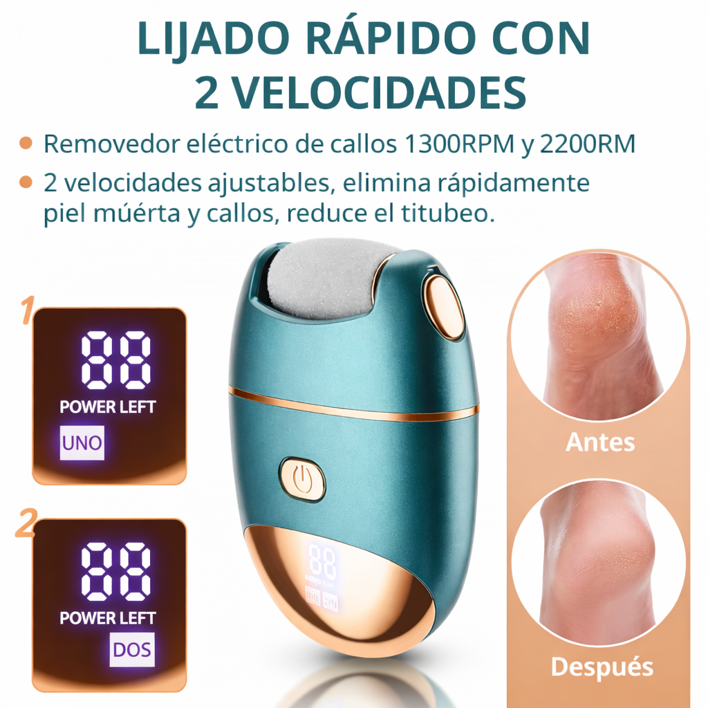 Removedor de Callos Inteligente-Suavidad Profesional en Casa