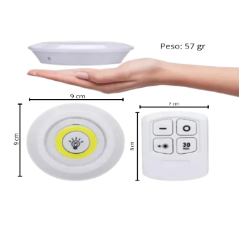 CusyLight-Sistema de Iluminación Inteligente Sin Cables (Set X3).