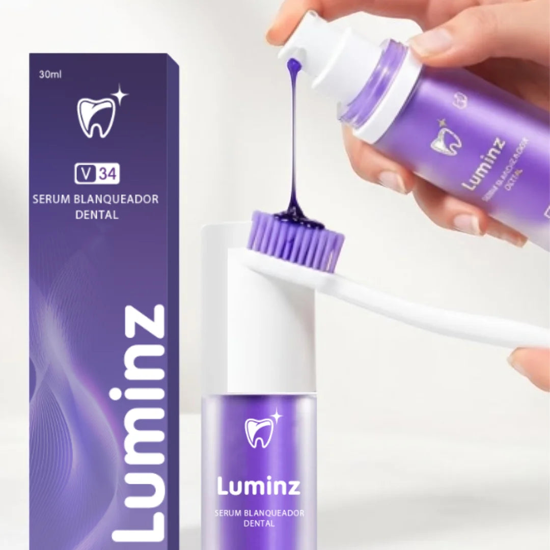 Serum Blanqueador Dental V34 LUMINZ - ¡Porque tu sonrisa es tu carta de presentación!